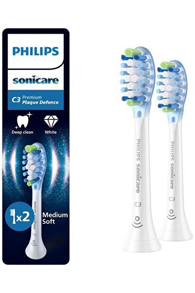 Philips HX9042/87 Sonicare Premium Plak Savunması 2'li Diş Fırçası Başlığı