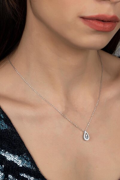 Swarovski Union Zirconia Kadın Kıvılcım Gümüş Kolye