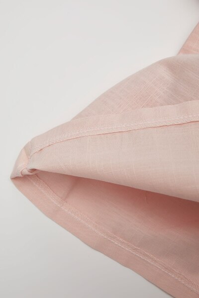 DeFacto Βρεφικό μπλουζάκι με κοντό μανίκι με λαιμόκοψη με ραβδώσεις Z6074a2pn364-mm