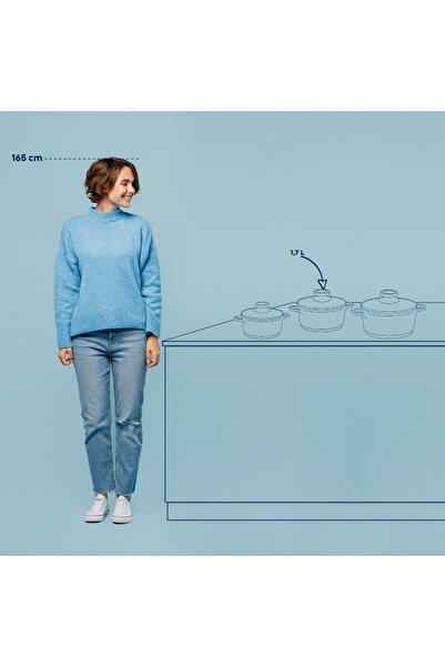 KELA Keck Lang Casserole with ceramic surface and lid ATURA 20 cm 1.7 l