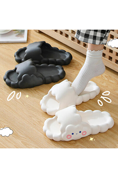 SOFT Erkek kadın tatlı bulutlar,kaymaz,sevimli bulutlar,duş,yazlık banyo iç mekan/dış mekan Terlikler
