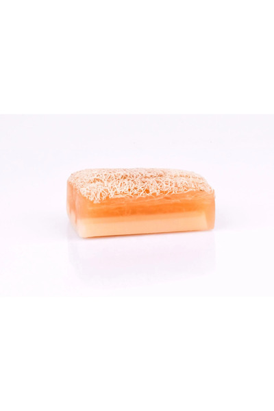 KALE NATUREL SABUN كالي صابون الأرز الطبيعي من ألياف اليقطين 1 قطعة