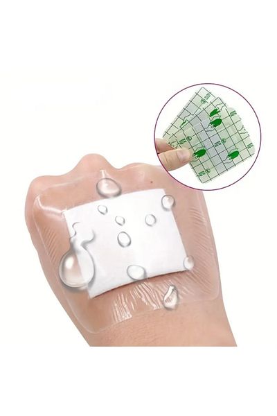 Octacare غطاء جرح شفاف مع وسادة مقاومة للماء 5 سم × 7,5 سم 50 قطعة