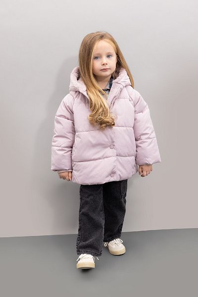 DeFacto Baby Girl Windproof Water Repellent Hooded Faux Fur Lined Coat C3502A524Au
