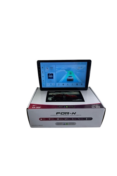 For-X TÜM ARAÇLARA UYGUN TEK DİN 10'' FORX 2-32 YENİ SERİ İŞLEMCİLİ PRO OEM M...