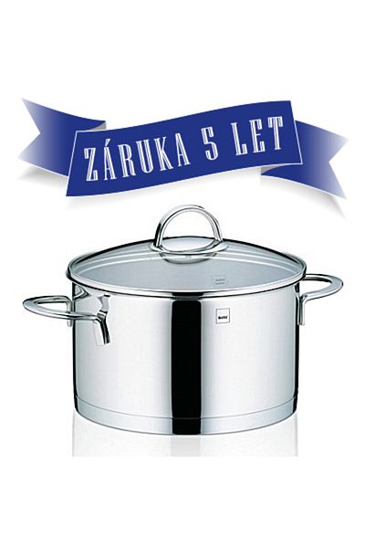 KELA Keck Lang Oala inox cu capac din sticla 3,5 l CAILIN