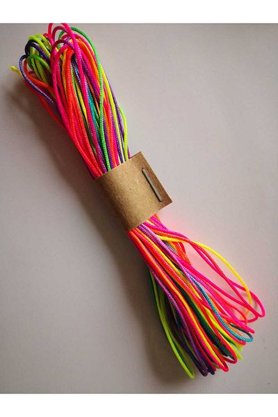 PASAMİA Rainbow Colored Parachute String 10 Meters