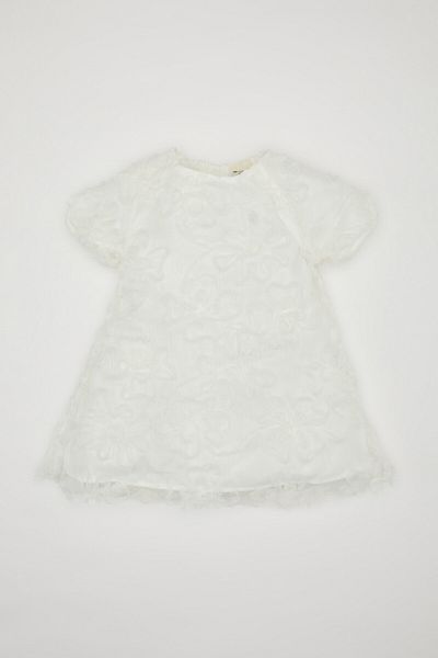 DeFacto Kurzarm-Tüllkleid für Mädchen C2399A524SM