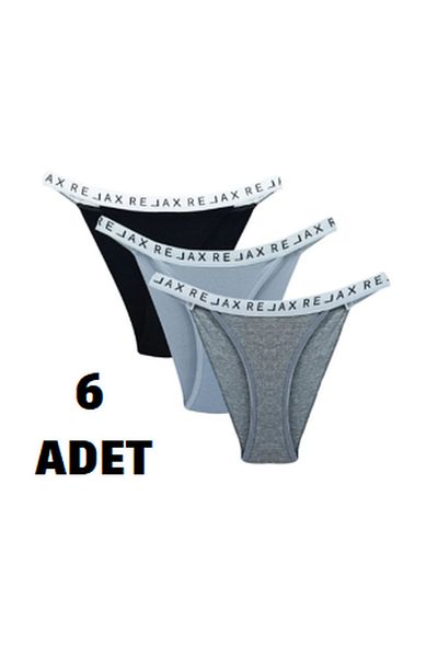 Tutku Bikini Nichole-Pachet de 6 chiloți - TKD0571