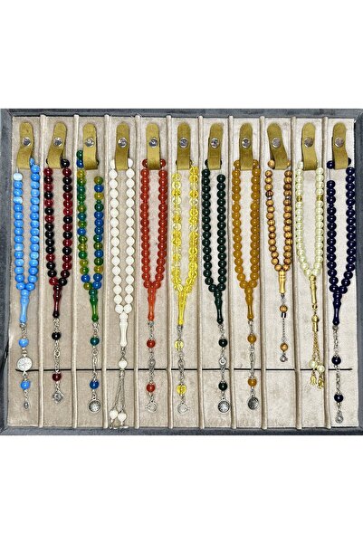 Anemore Collection علبة هدايا سبحة صلاة بلاستيكية 7 قطع - T-448-3