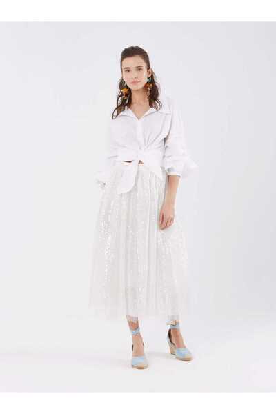 Roman Pullu Kabarık Etek Standart Renk Y1815058_089