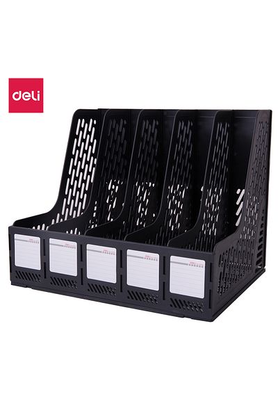 Deli E9838 4 Compartment Magazine Holder