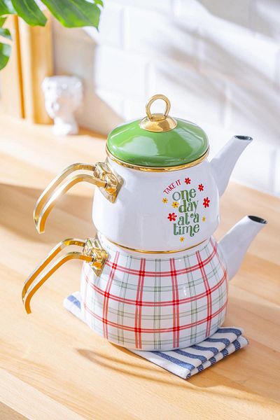 ACAR Vera Enamel Teapot Set
