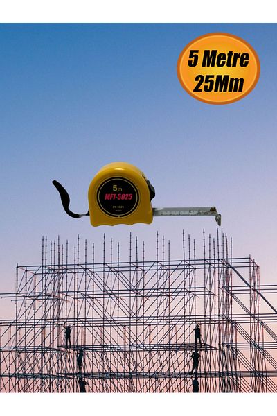 NUBLADO Mft Steel Tape Meter (5 Meters X 25 mm).