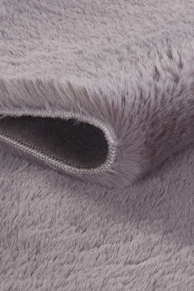 Kaşmir Halı 7/24 Cosy Premium Antrasit Yumuşak Dokulu Salon Mutfak Halısı Yolluk