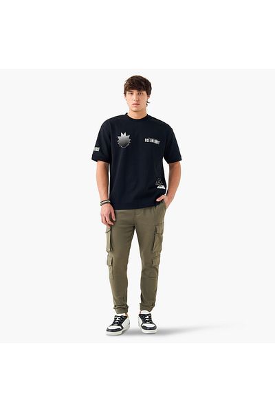 SP Characters Graphic Print Crew Neck T-shirt