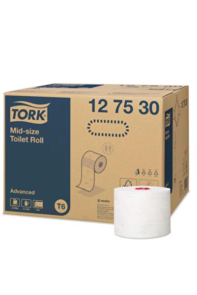 TORK Çift Rulo Tuvalet Kağıdı Advanced T6 Sistem 127530