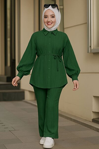 ECESSAMODAM Σετ Lara με διπλό κορδόνι με κουμπιά