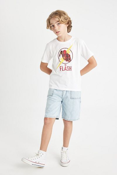 DeFacto The Flash Boys Tričko – Crew Neck, Krátký rukáv C4442A824HS