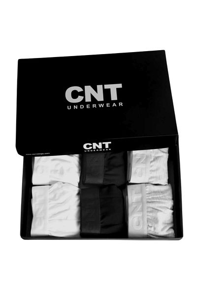 CNT Ανδρικά σλιπ Boxer Waist Lycra σε κουτί Premium 6 τεμαχίων