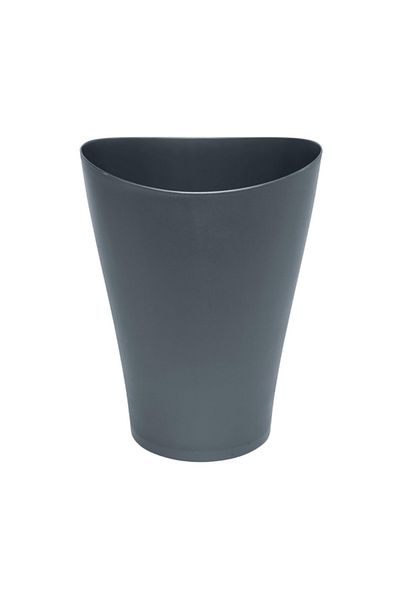 RUBBERMAID Curved Oval Shape Plastic Vanity Waste Basket 8.5 Liter