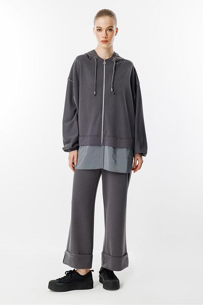 Ghisa Hooded Suit Anthracite
