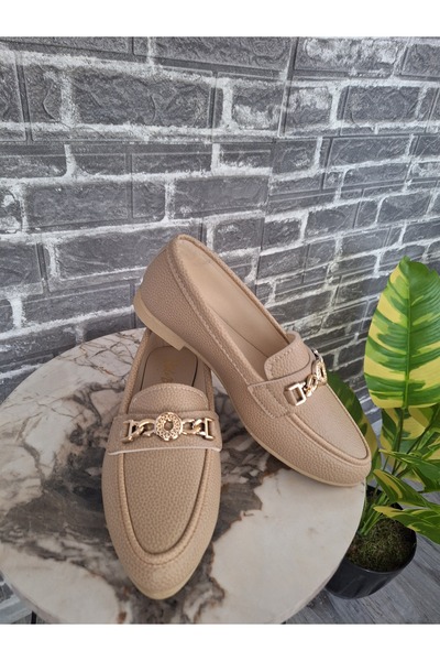 MODA kadın babet Toka Detaylı Şık Rahat Ortopedik günlük ayakkabı