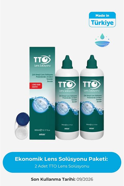TTO Lens Solution 360 ml 2 Pieces Expiration Date 01/2027
