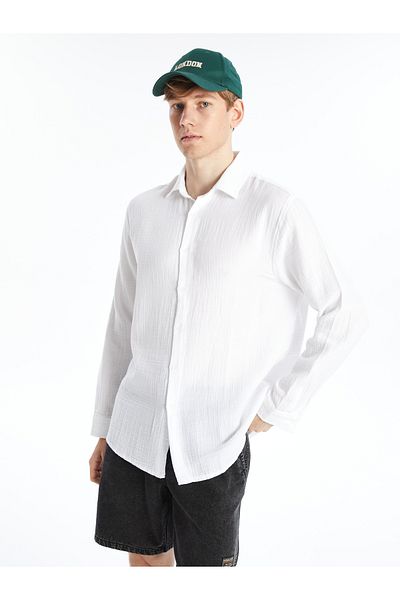 LC Waikiki Pánská košile Regular Fit s dlouhým rukávem
