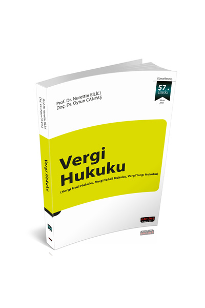 Savaş Yayınevi Vergi Hukuku - Nurettin Bilici, Oytun Canyaş Nisan 2025