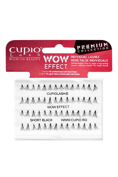 Cupio Individual false eyelashes WOW Effect Premium - short