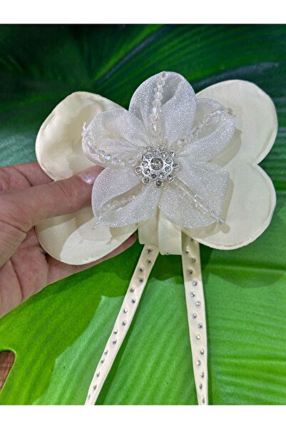 Gönülden Tasarım 12x10 CM Ecru ZIRCON PIATRA DE ZIRCONĂ BUDĂ DE FĂRĂ CU DALLI...