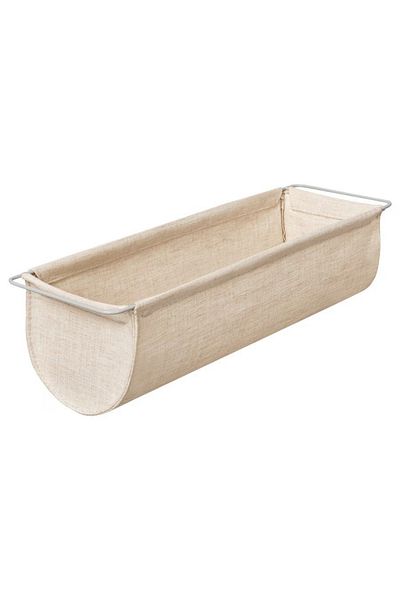 IKEA BOLLÖSUND Hanging Drawer Organiser, Beige – 35x10x9 cm | Sturdy & Foldable