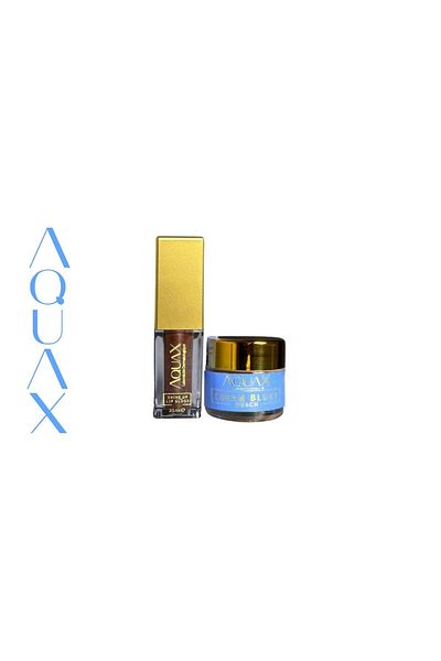 AquaX Set of 2 Nude Gloss and Bronze Blush