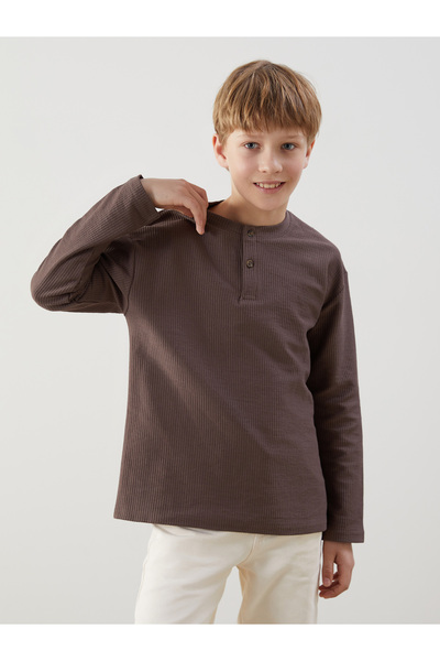 LC Waikiki Tricou basic pentru băiat cu guler rotund