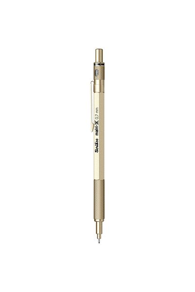 Scrikss Matrix 0.7mm Mechanical Pencil Metallic Gold - Transparent Case