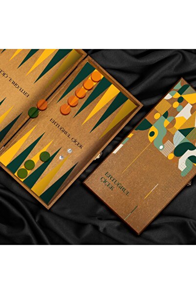 EJOYA Kişiye Özel Tasarım Premium Tavla Seti 114842