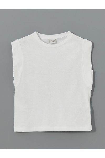 LC Waikiki Κοριτσίστικο T-Shirt με λαιμόκοψη