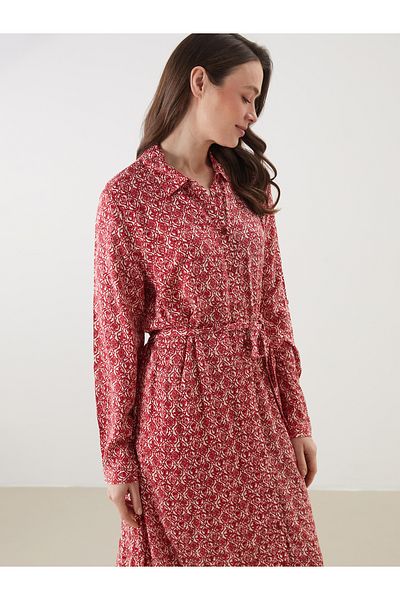 LC Waikiki PATTERNED SHIRT DRESS