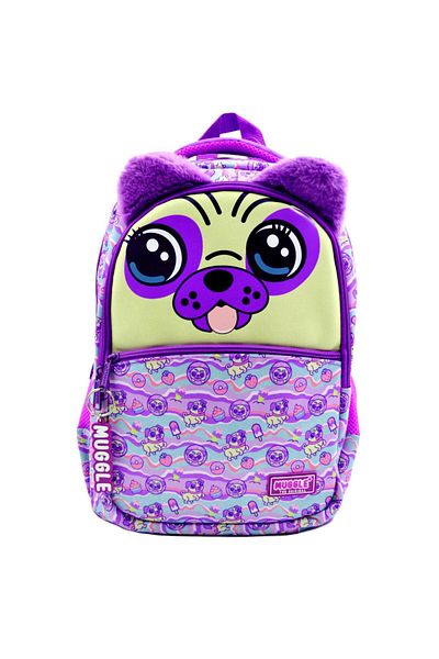 MUGGLE 3 Compartment Dog School Bag + Thermos Lunch Box + Pen Holder