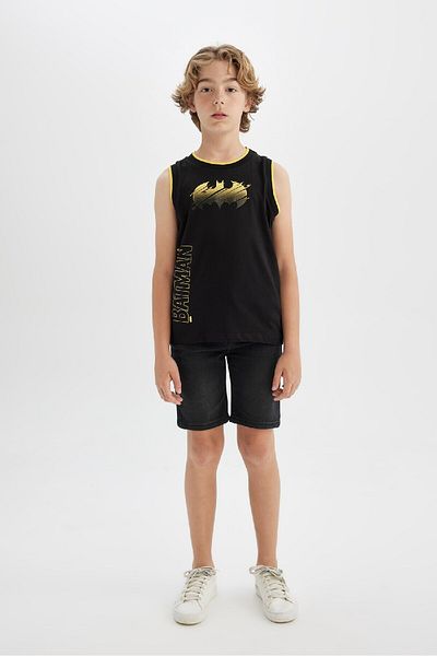 DeFacto Batman Tanktop für Jungen - Rundhals, C4256A824HS