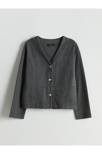 LC Waikiki V-Neck Women's Knitwear Cardigan