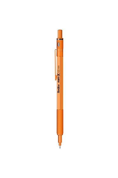 Scrikss Matrix 0.5mm Mechanical Pencil Orange - Transparent Case