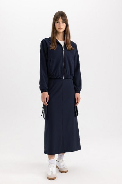 DeFacto Cargo Pocket Maxi Skirt C4197AX24SP