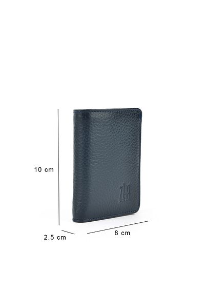 Ziya Men's Genuine Leather Wallet, Lazurite Color 1519841 Zd05