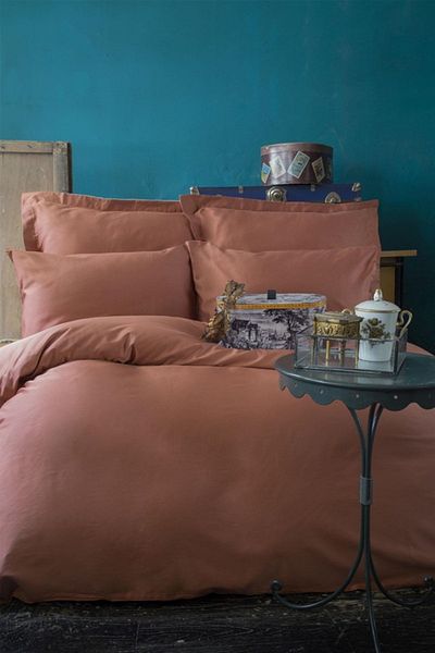 İssimo Home Σετ Παπλωματοθήκης Issimo Home Simply Copper Cotton Satin Διπλό