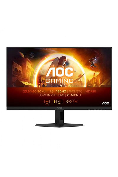 Aoc Monitor Gaming IPS, FHD, 180Hz, 1ms, 0.5ms, HDR10, Boxe HDMI, DisplayPort, Negru