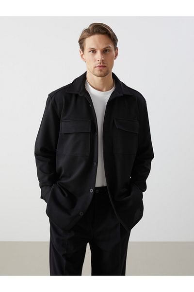 LC Waikiki Pánská košilová bunda Regular Fit s dlouhým rukávem