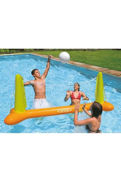 Intex Inflatable Water Pool Volleyball Set