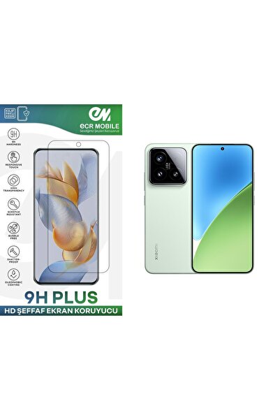 Ecr Mobile Xiaomi 15 Ekran Koruyucu 9H Esnek Nano Cam Tam Uyumlu Şeffaf